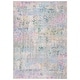 preview thumbnail 5 of 11, SAFAVIEH Sequoia Machine Washable Slip Resistant Eldrid Rug 4'4" x 6'4" - Green/Pink - Rectangle