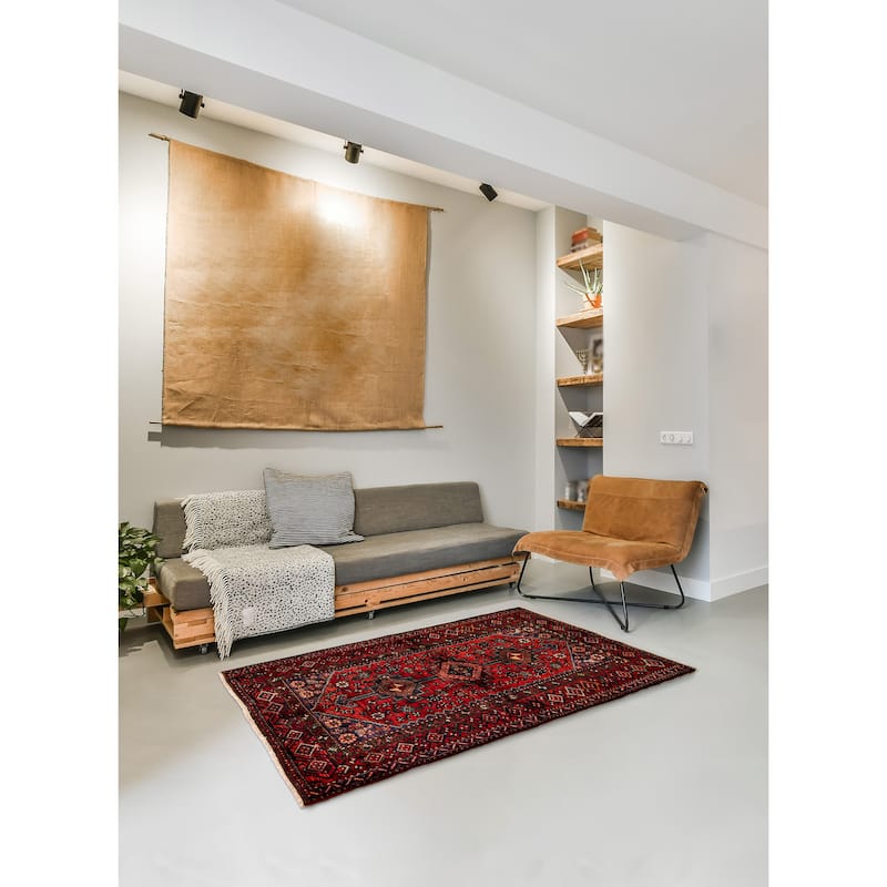 Konya Anatolian Red Rug 4'3" x 6'7" - 4'3 x 6'7