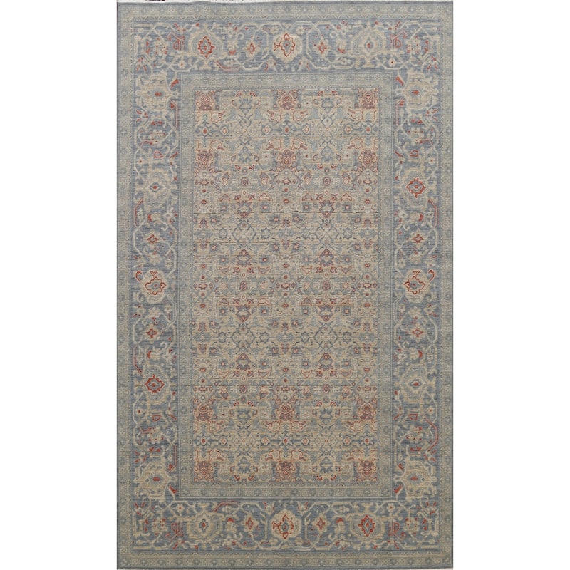 Geometric Traditional Ziegler Turkish Wool Area Rug Decorative Carpet - 6'7" x 9'10"