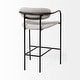 preview thumbnail 16 of 33, Parker Brown Faux-Leather Seat with Gold Metal Frame Bar Stool