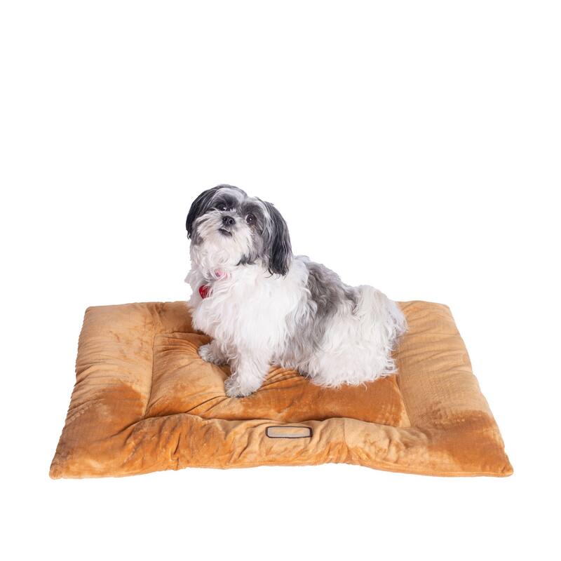 Pet Bed Mat, Dog Crate Soft Pad With Poly Fill Cushion