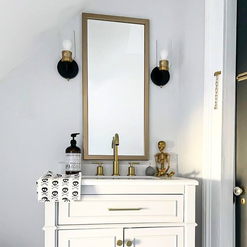 Frame My Mirror Champagne Bronze Framed Mirror, Ellis Design