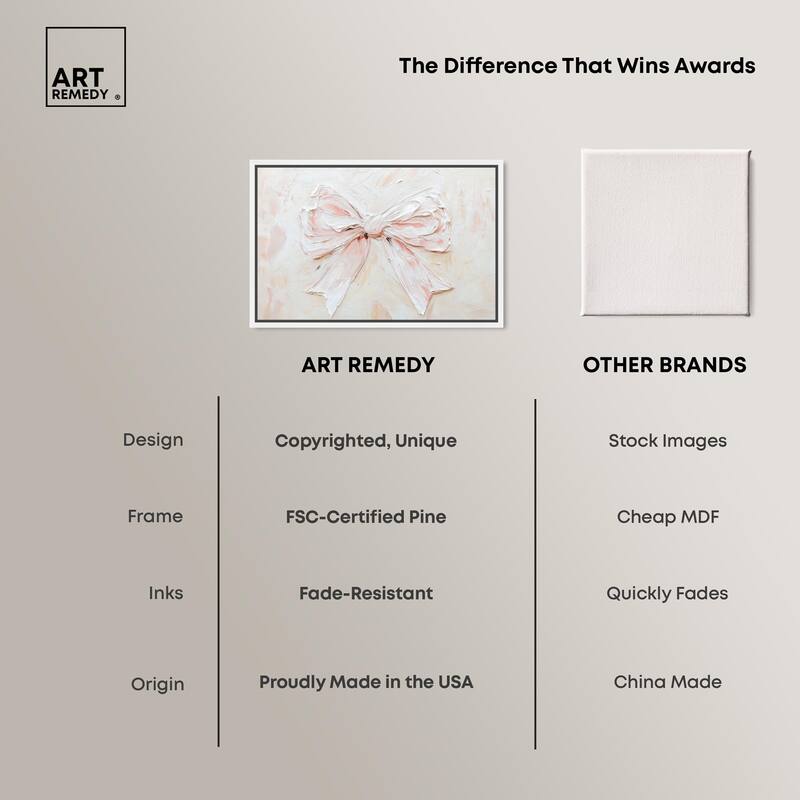 Relief Ribbons Canvas by Art Remedy