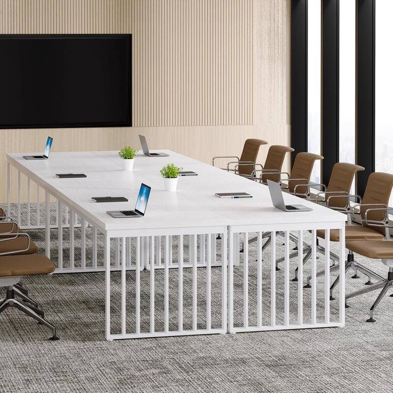 78" Rectangle Conference Table, Long Meeting Table for Seminar, Business, Negotiation