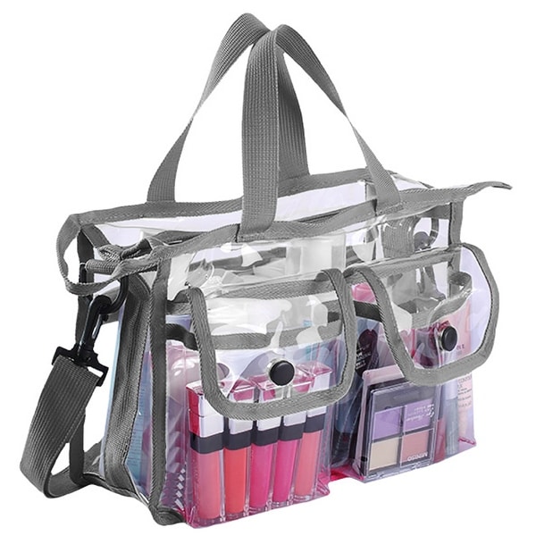 makeup bag with strap