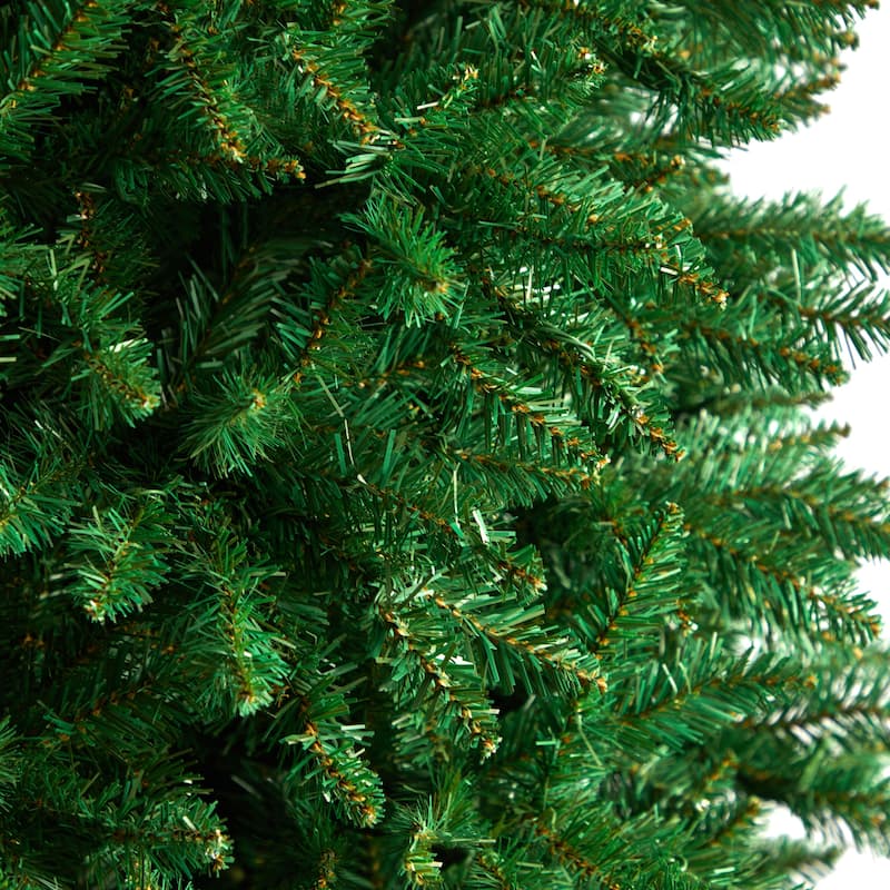 12' Slim Mountain Pine Artificial Christmas Tree, Unlit - over-10-feet