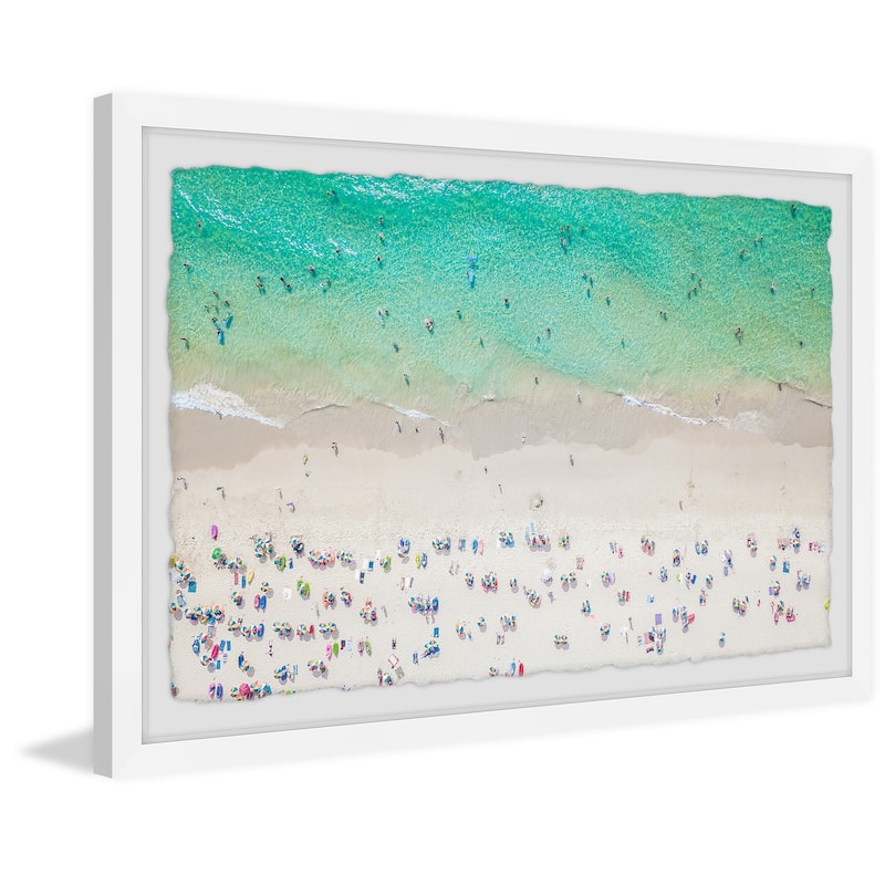 'Beach Destination' Framed Painting Print