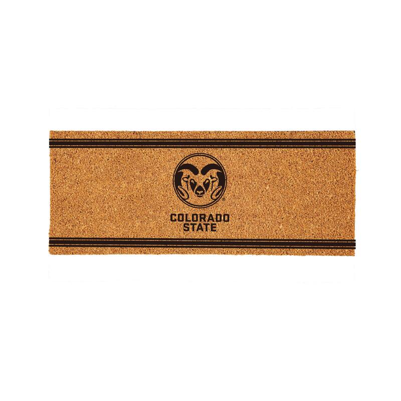 Colorado State University Monochrome Indoor/Outdoor Coir Door Mat