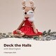 preview thumbnail 3 of 4, Bearington Noella Plush Reindeer Ballerina Doll, 16.5"