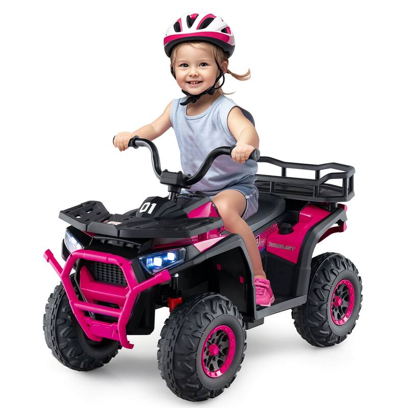 Costway 24V Kids Ride on Electric ATV Car Toy with Spring Suspension & - See Details