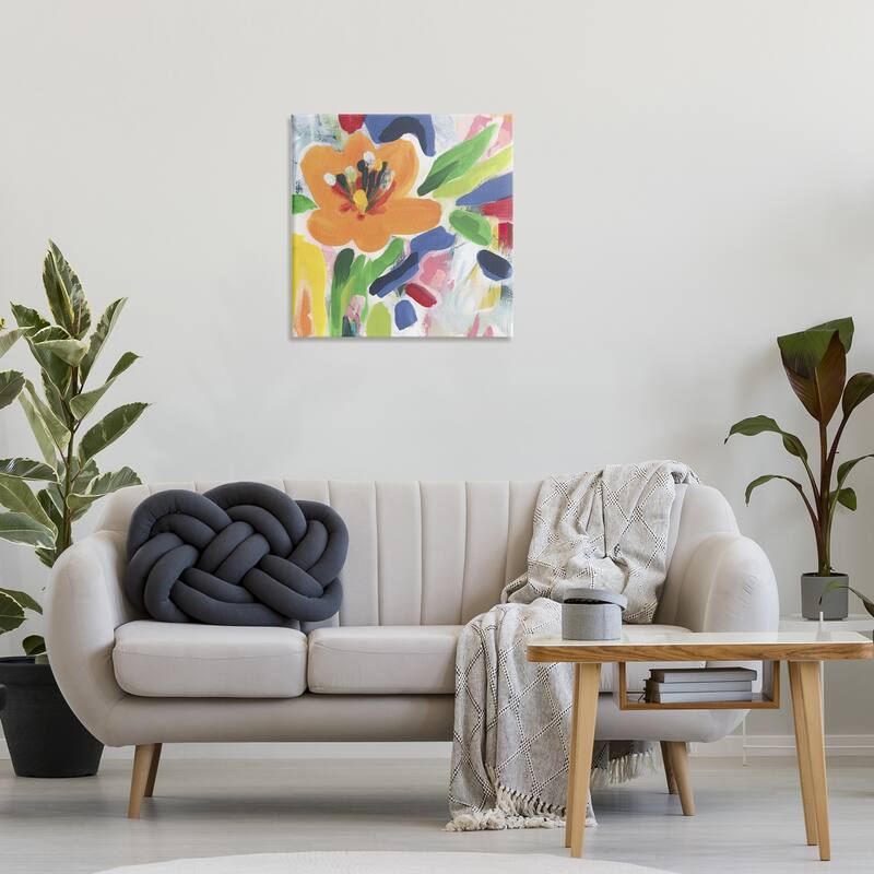 Stupell Blossoms in Rich Hues Canvas Wall Art Design By June Erica Vess