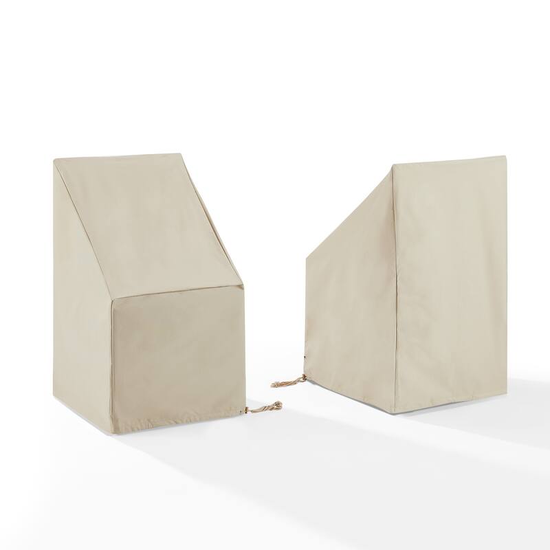 Crosley 2Pc Outdoor Dining Side Chair Furniture Cover Set