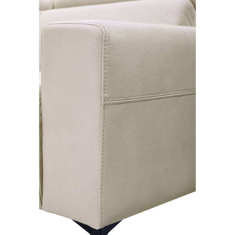 Pasargad Home Modern Bari Sectional Sofa with Push Back Functional