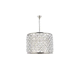 Royce Edge 8-Light Polished Nickel Chandelier