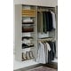 preview thumbnail 5 of 7, Easy Track 5 Ft. W. Deluxe Plus Laminate Closet Kit