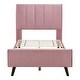 preview thumbnail 21 of 23, Twin Upholstered Bed with Headboard