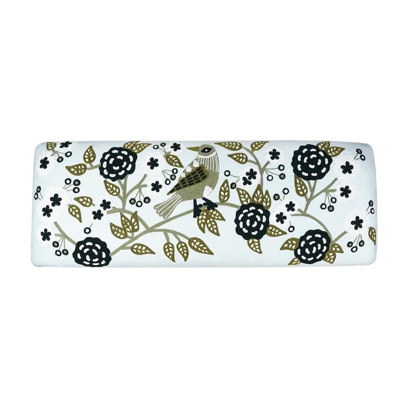 Nico Upholstered Accent Bench Indoor Entryway Bench by Sevita - 47" L x 16" W x 18" H