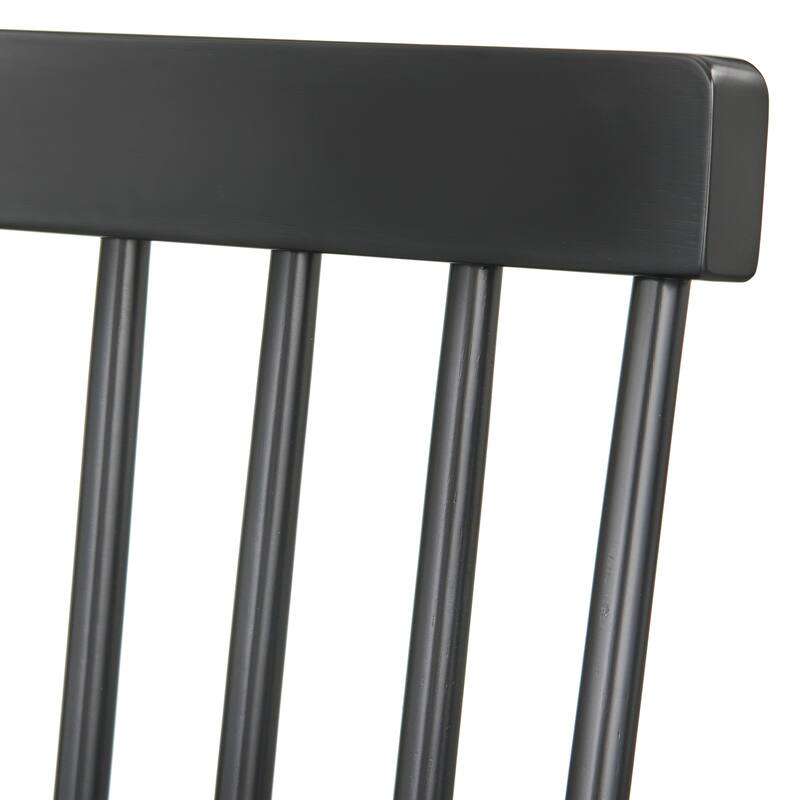 Lifestorey Lowry Solid Wood Spindle Dining Chairs (Set of 4)