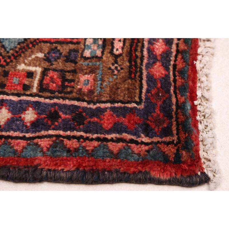 ECARPETGALLERY Hand-knotted Andelz Red Wool Rug - 3'7 x 5'5