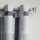 preview thumbnail 2 of 2, No. 918 Takumi Geometric Blocks Semi Sheer Grommet Curtain Panel, Single Panel