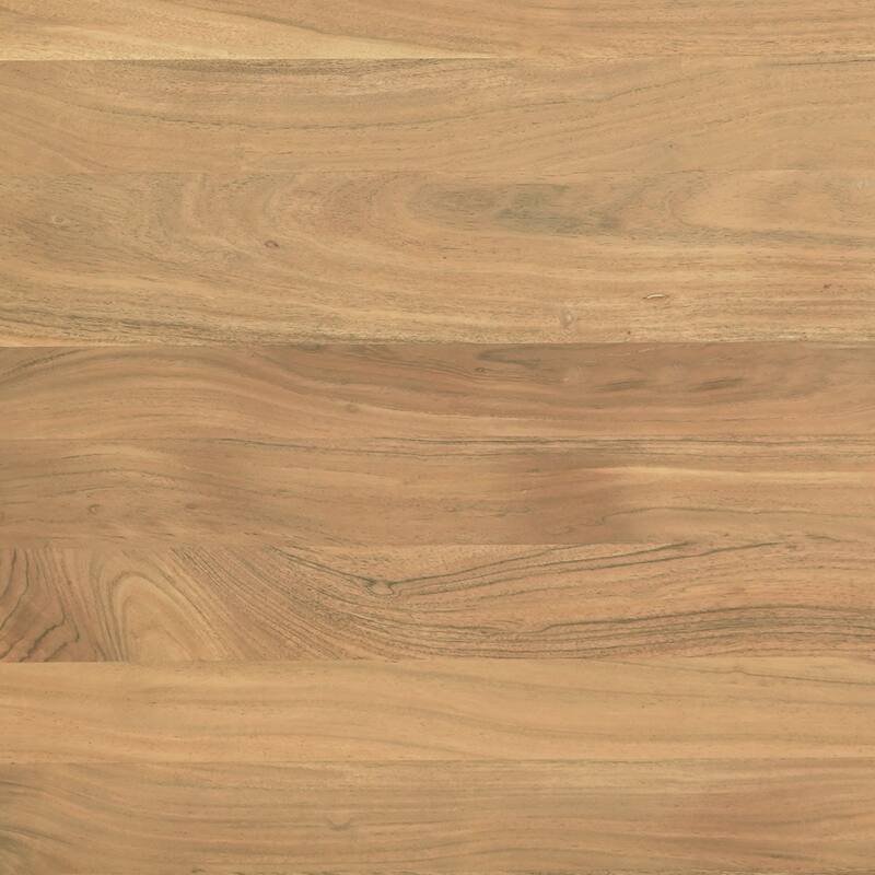 Wilton Handmade Lattice Base Wood Side Table, 22"W x 22"D x 24"H, Light Brown Finish by Sevita - 22"W x 22"D x 24"H