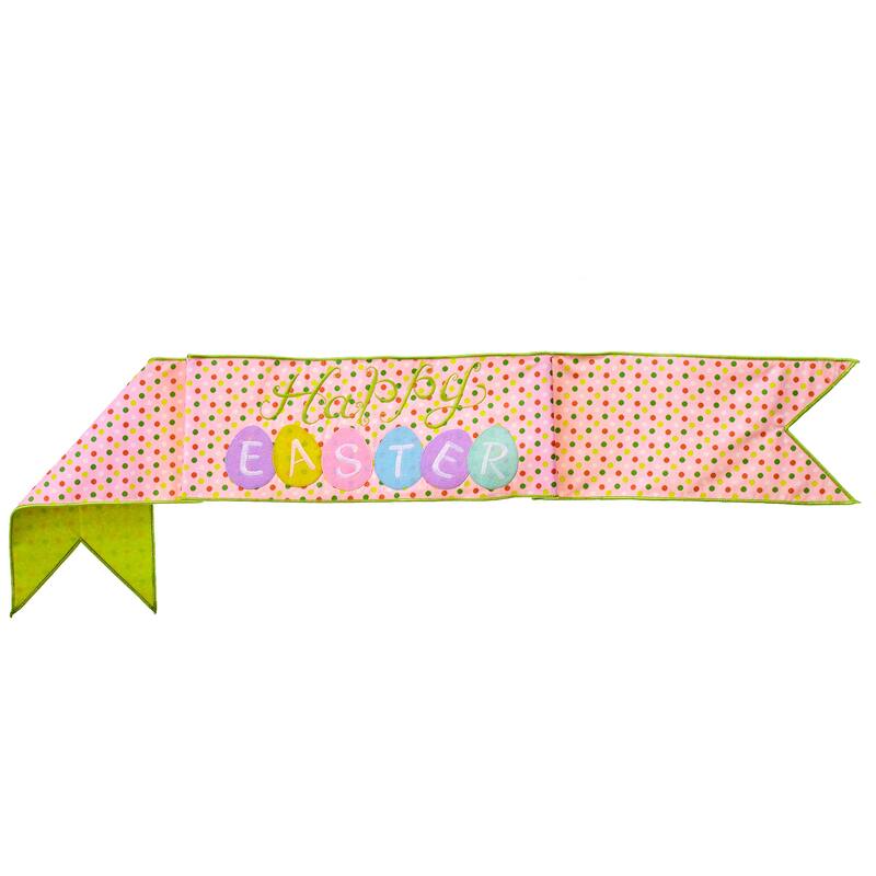 6"X44" "Happy Easter" Egg Banner