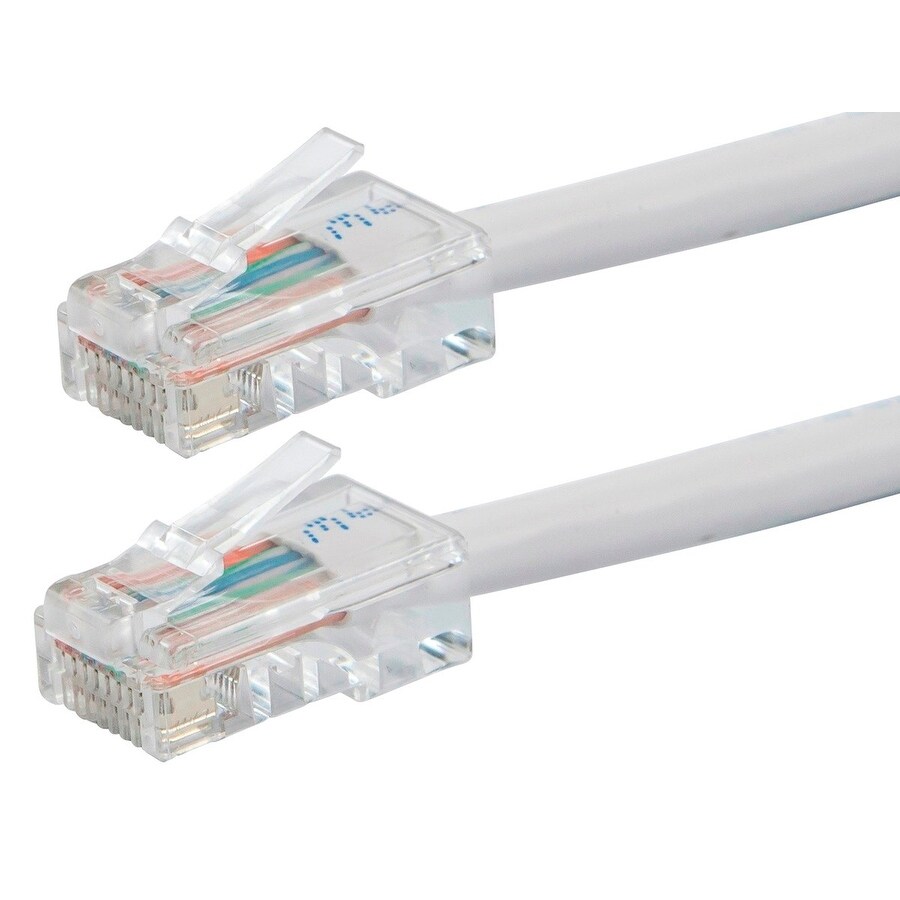 Monoprice Cat6 Ethernet Patch Cable - 1 Feet - White, RJ45, 550Mhz, UT