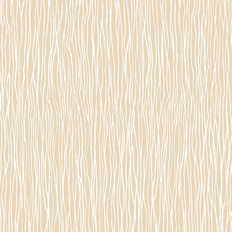 Jacaranda Wakefield Vinyl 32.7-foot x 20.5-inch Modern Pre-pasted Stria Wallpaper - Peach and White