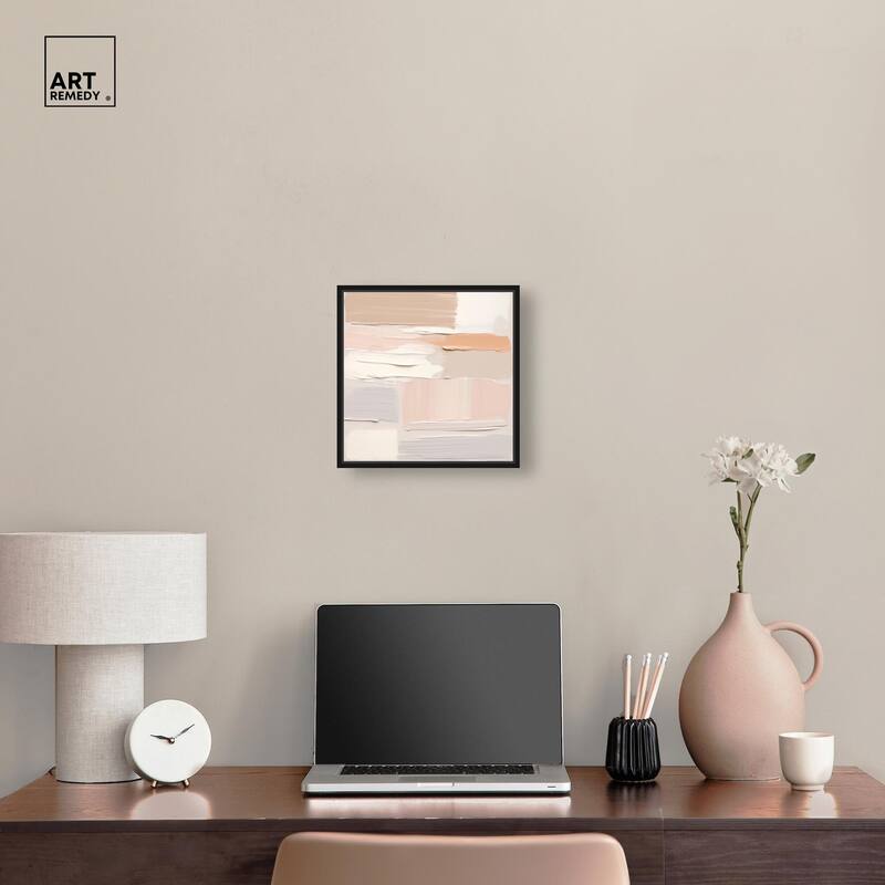 Roseate Cream Tones III Canvas by Art Remedy