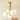 Rennnsan Modern 5-Light Brass Milky Glass Semi Flush Mount Ceiling Light for Dining Room - 5