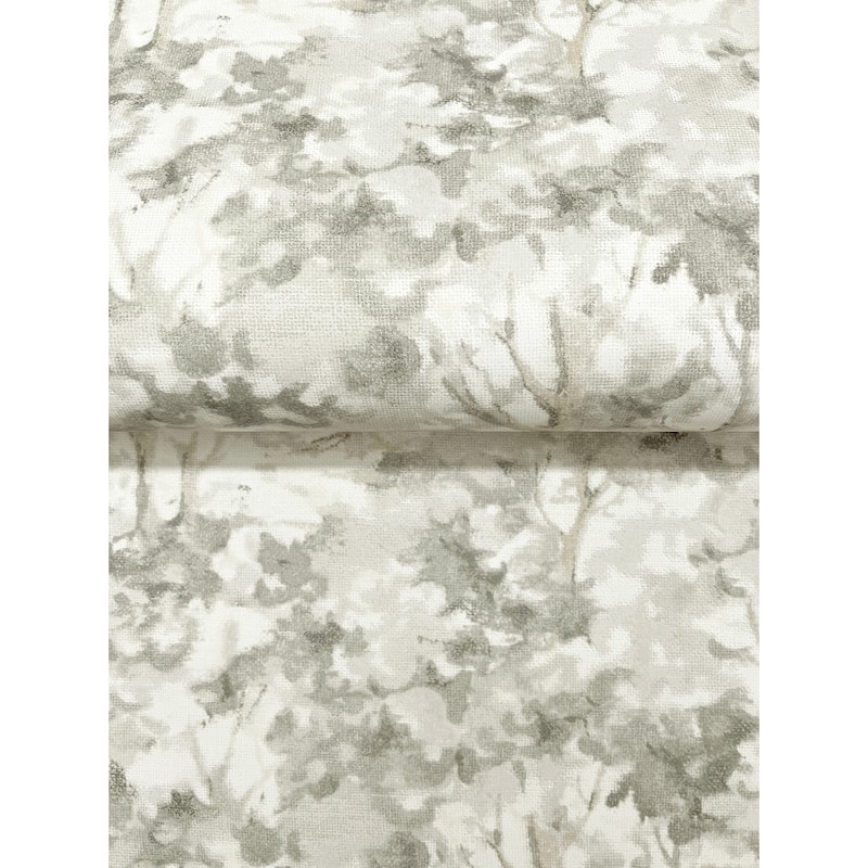 Chesapeake Thicket Charcoal Forest Wallpaper