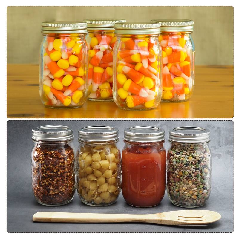 Mason Jar Lids, 24 Pcs - Tinplate Canning Lids Leak Proof