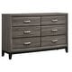 preview thumbnail 6 of 19, Watson Transitional Panel Grey Oak Bedroom Set
