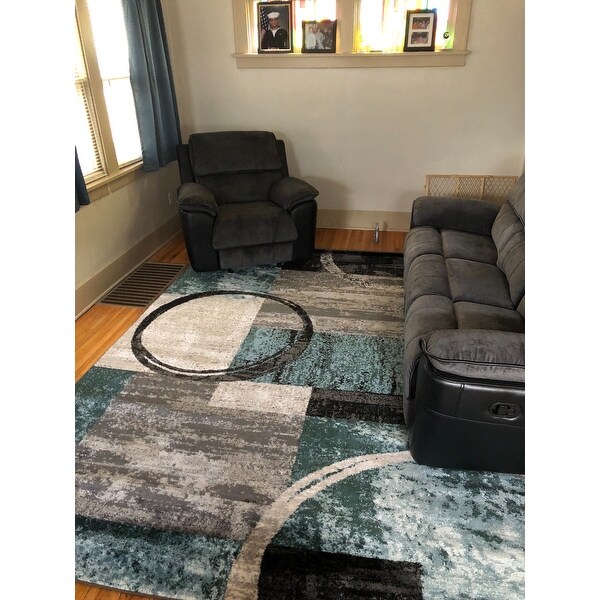 Top Product Reviews For Osti Abstract Circle Area Rug 14772402
