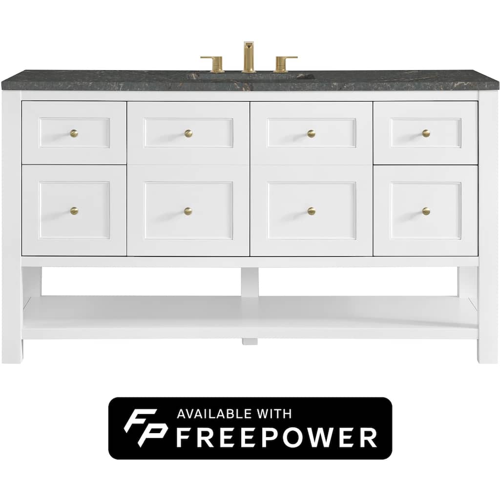 James Martin Vanities 330-V60S-FPBL Breckenridge 60" Free Standing