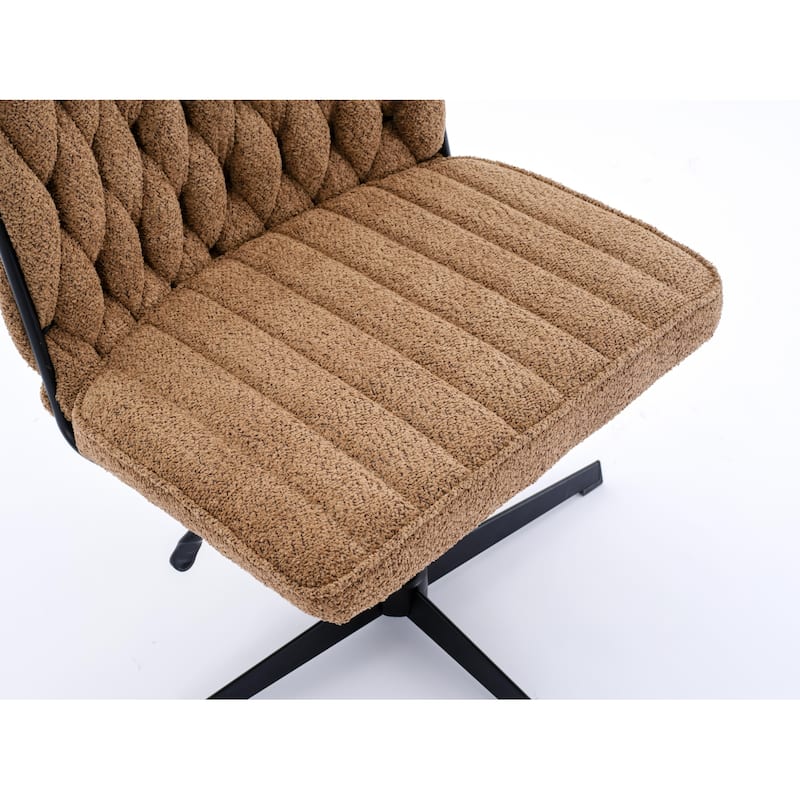 Armless Office Desk Chair No Wheels