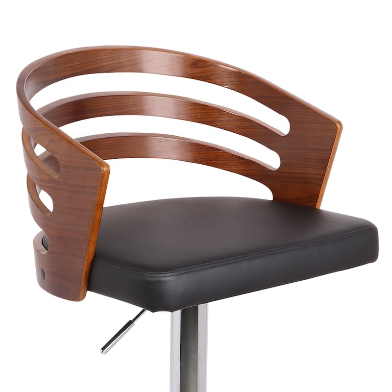 Bentwood Modern Contemporary Adjustable Bar Stool