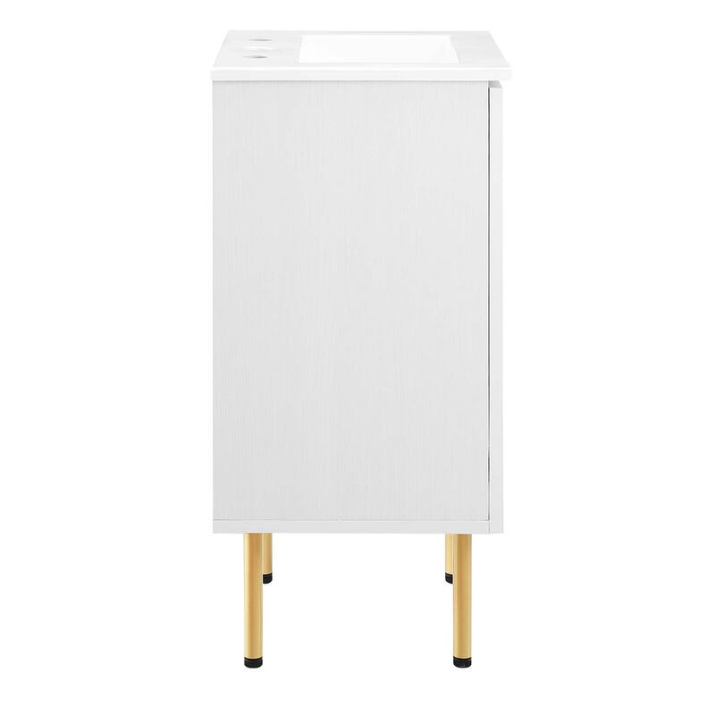 Chaucer 18"/24"/30"/36"/48"Single Basin/48" White Basin Bathroom Vanity