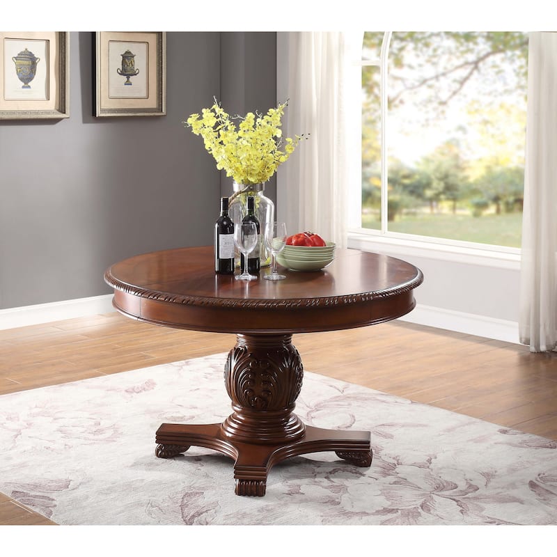 Eliza Cherry Dining Table with Removable Leaf