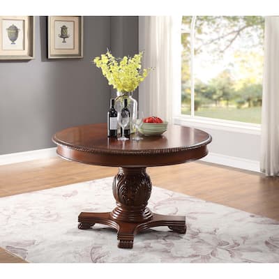 Eliza Cherry Dining Table with Removable Leaf