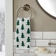 preview thumbnail 4 of 2, SKL Home Holiday Trees Hand Towel (2-Pack)
