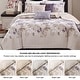 preview thumbnail 3 of 13, Madison Park Raven 6 Piece Printed Quilt Set with Throw Pillows