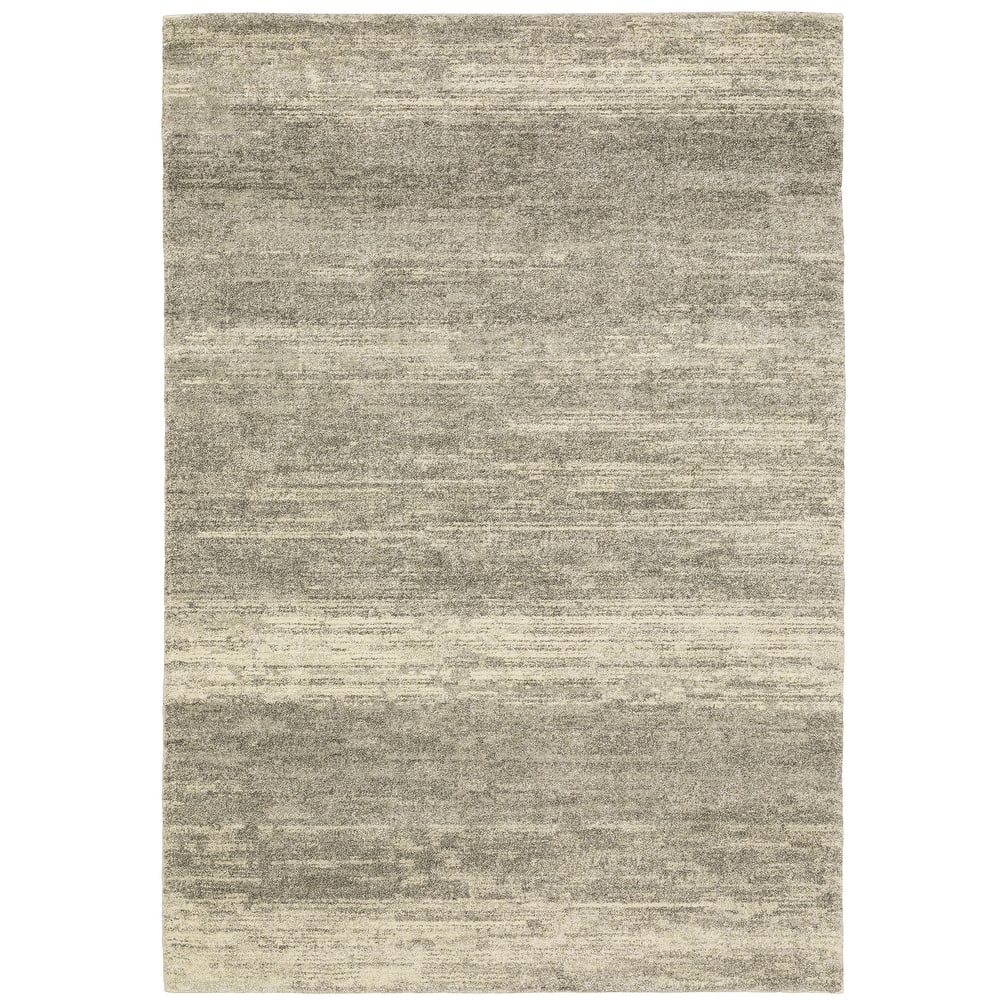 Style Haven Anton Distressed Abstract Gray Area Rug