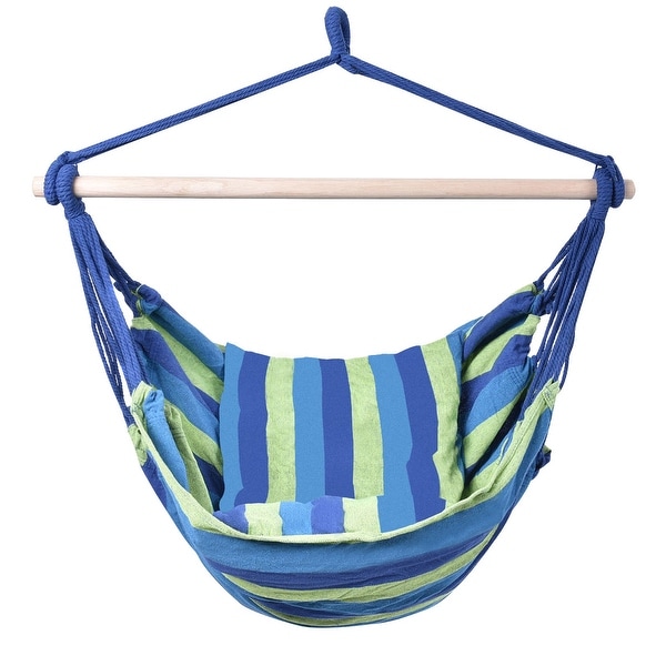 Costway Hammock Rope Chair Patio Porch Yard Tree Hanging Air Swing. Opens flyout.