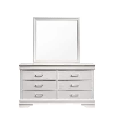 Modern Brooklyn 6 Drawer Dresser made with Wood