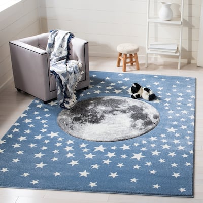 SAFAVIEH Carousel Kids Aine Moon Rug