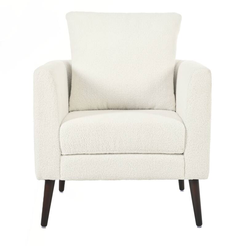 Comfortable Reading Chair with Wood Legs for Living Room, Bedroom,Reception Room