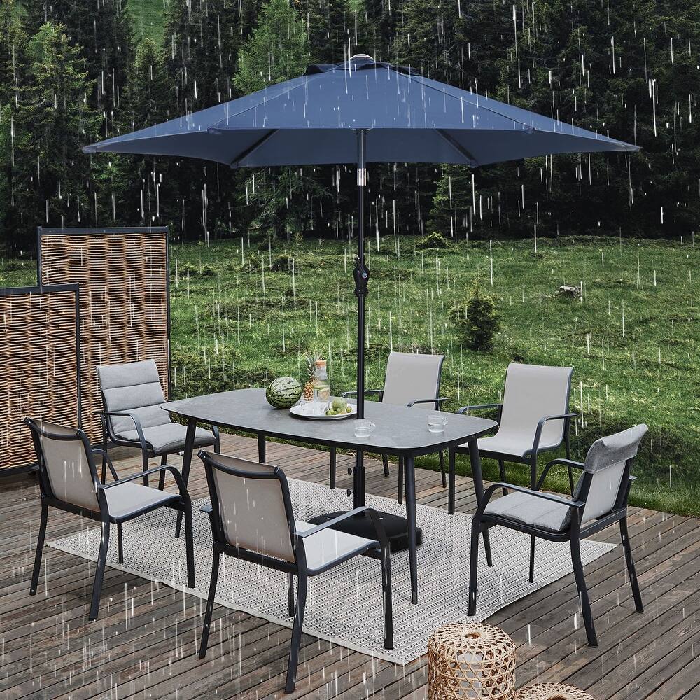 Ainfox Patio Umbrella Without Base for Garden Patio
