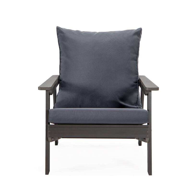 Alpine Modern Outdoor Upholstered Accent Chair - Lounge Armchair with Removable Cushions for Living Room