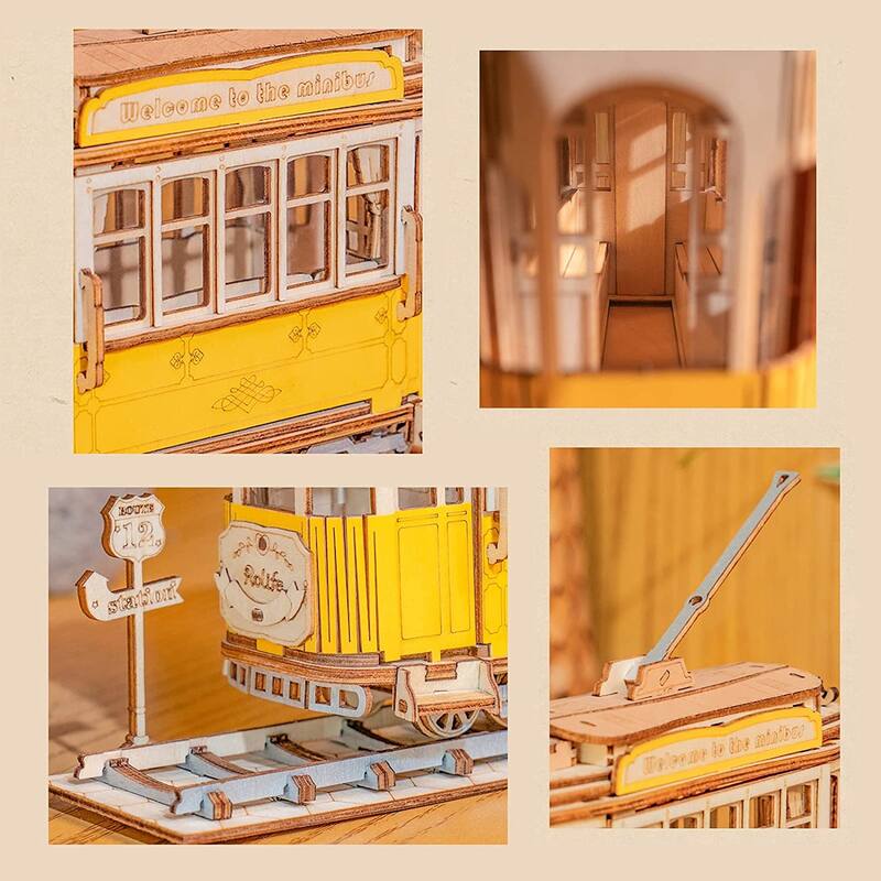 DIY 3D Puzzle - Tramcar - 145pcs